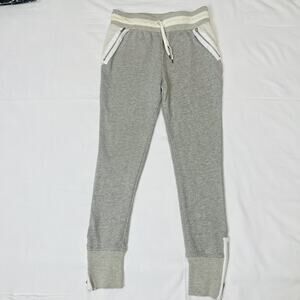 Joshua Perets Jogger Pants - Sweatpants Activewear Drawstring Women Gray SMALL